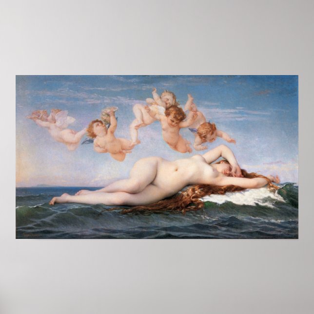 Affiche Alexandre Cabanel La naissance de Vénus Imprimer (Devant)