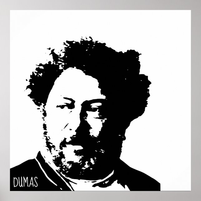 Affiche Alexandre Dumas (Devant)
