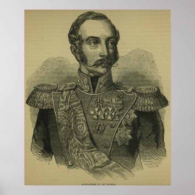 Affiche Alexandre II de Russie (Devant)
