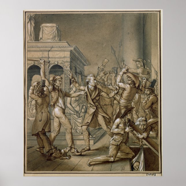 Affiche Alexandre Lenoir s'oppose à la destruction (Devant)