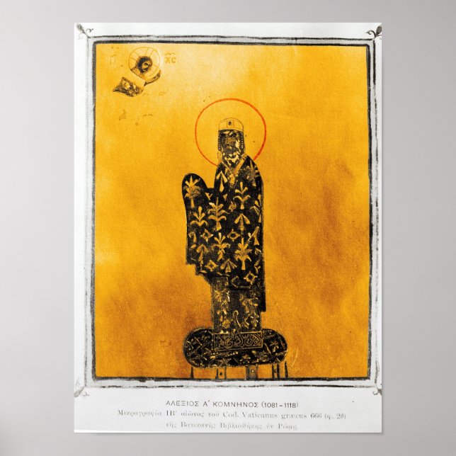 Affiche Alexius I Comnenus, empereur byzantin 2 (Devant)