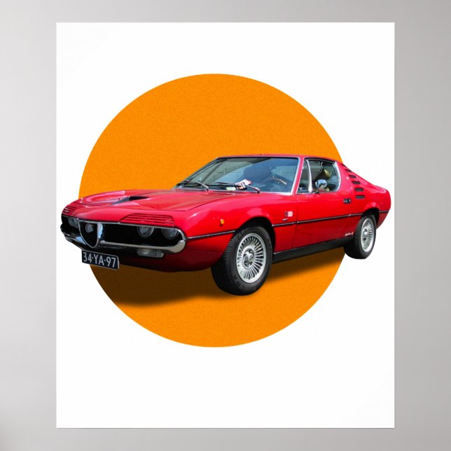 Affiche Alfa Romeo Montreal (Devant)