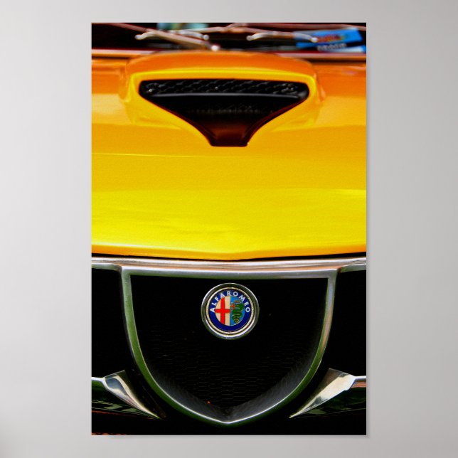 Affiche Alfa Romeo Montreal Classic Sports Car (Devant)