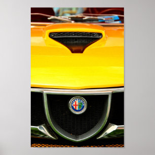 Affiche Alfa Romeo Montreal Classic Sports Car