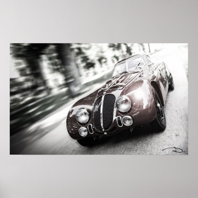 Affiche Alfa speed - dark - (Devant)