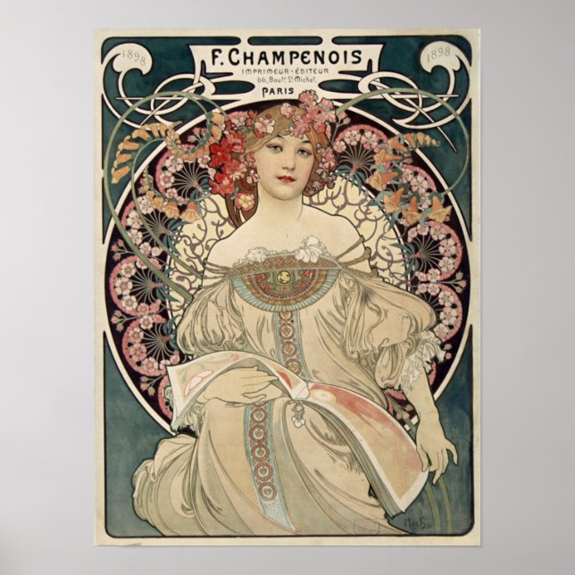 AFFICHE ALFONS MUCHA (Devant)