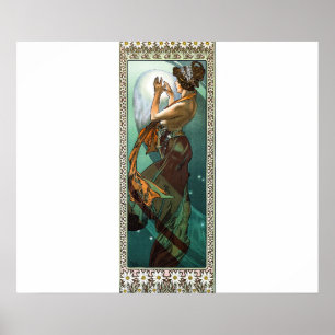 Affiche Alfons Mucha Étoile du Nord