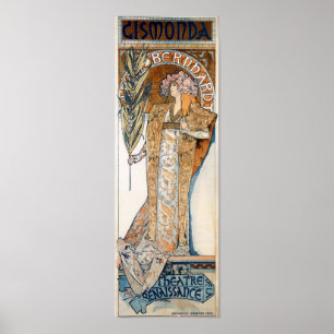 Affiche Alfons Mucha Gismonda