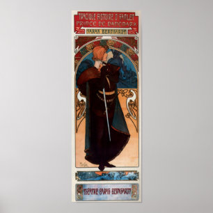Affiche Alfons Mucha Hamlet