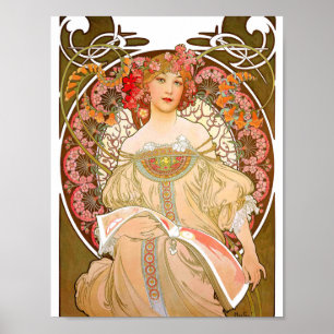 Affiche Alfons  Mucha Reverie