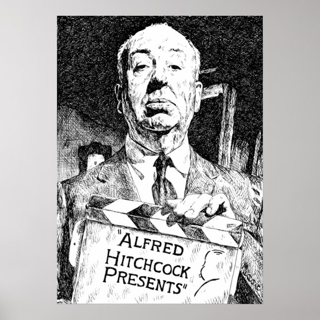 Affiche Alfred Hitchcock présente (Devant)