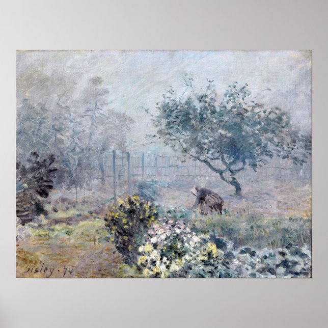 Affiche Alfred Sisley Fog, Voisins (Devant)
