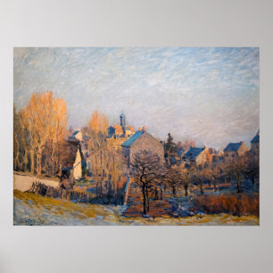 Affiche Alfred Sisley - Frosty Morning à Louveciennes