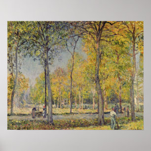 Affiche Alfred Sisley   Le bois de Boulogne