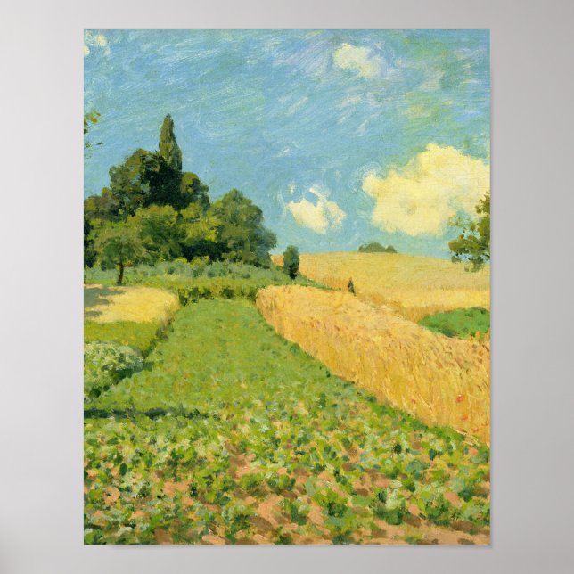 Affiche Alfred Sisley | Le Cornfield (Devant)