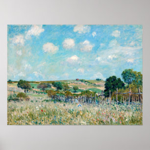 Affiche Alfred Sisley - Le pré