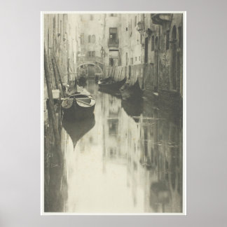 Affiche Alfred Stieglitz Canal vénitien Photo