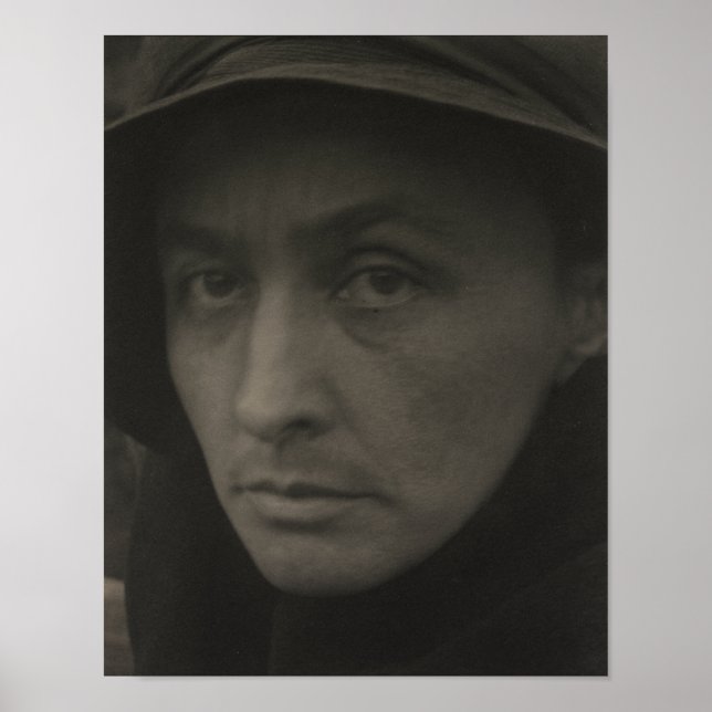 Affiche Alfred Stieglitz Georgia O’Keeffe Portrait Photo (Devant)