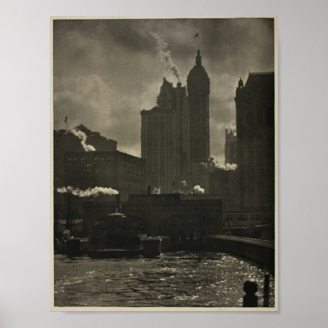 Affiche Alfred Stieglitz New York City of Ambitions Photo (Devant)