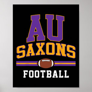 Affiche Alfred University Saxons Football Arch Vintage Des