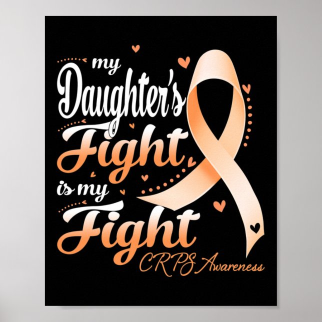 Affiche Algodystrophie Le combat de ma fille est mes cultu (Devant)