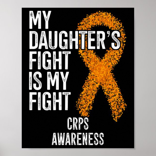 Affiche Algodystrophie Le combat de ma fille est mes cultu (Devant)