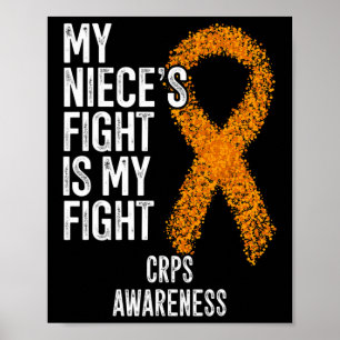 Affiche Algodystrophie Le combat de ma nièce est mon comba