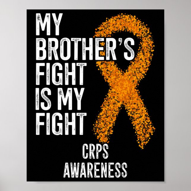 Affiche Algodystrophie Le Combat de Mon Frère Est Mon Comb (Devant)