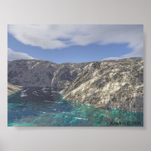 Affiche algues de plage (Devant)