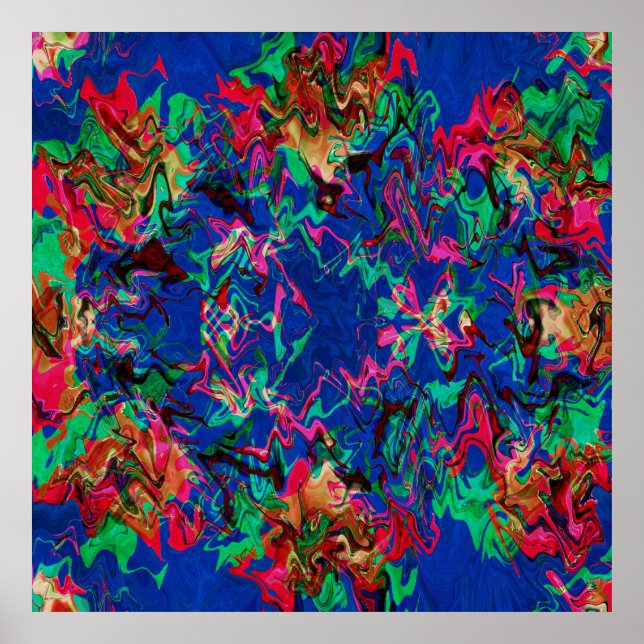 Affiche Algues psychédéliques.... (Devant)