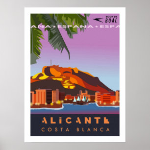 Affiche Alicante Travel