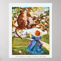 Alice à Wonderland Cheshire Cat
