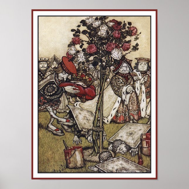 Affiche Alice and Wonderland - Arthur Rackman (Devant)