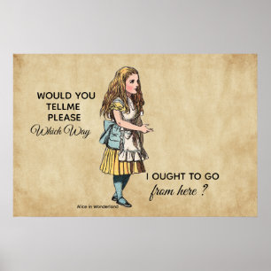 Affiche Alice au pays des merveilles 