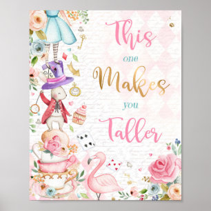 Affiche Alice Au Pays Des Merveilles Celui-Ci Vous Rend Le