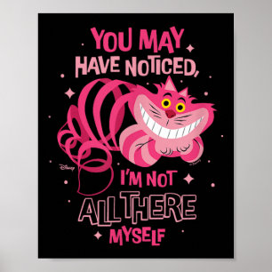 Affiche Alice Au Pays Des Merveilles - Cheshire Chat Pas T