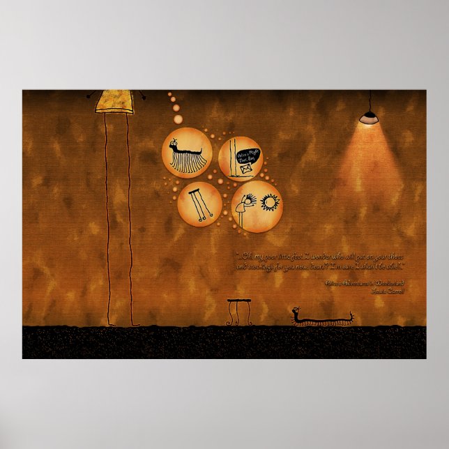 Affiche Alice au pays des merveilles - Curiouser et Curiou (Devant)