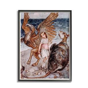 Affiche Alice au pays des merveilles Griffin et la Fausse