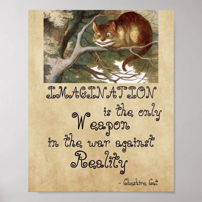 Affiche Alice au pays des merveilles - IMAGINATION CAT 186 (Devant)