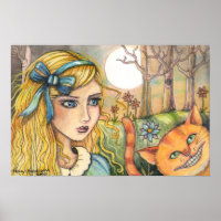 Affiche Alice au pays des merveilles par Molly Har