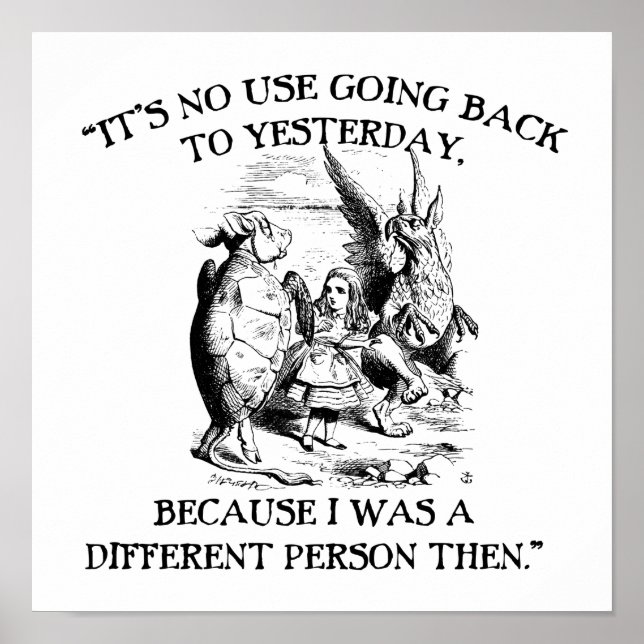 Affiche Alice au pays des merveilles - Personne différente (Devant)