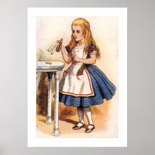 Affiche Alice au pays des merveilles Potion de boisson