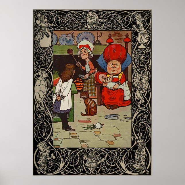 Affiche Alice Au Pays Des Merveilles Qui A Volé Les Tartes (Devant)