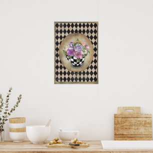 Affiche Alice au pays des merveilles Roses