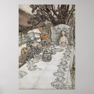 Affiche Alice au Tea Party de Mad Hatter