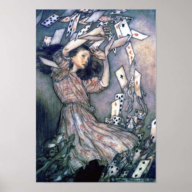 Affiche Alice contre les cartes (Devant)