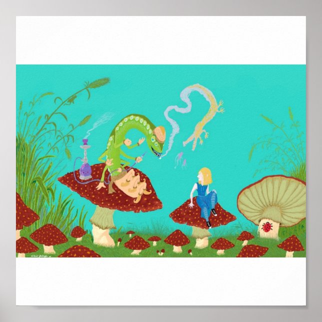 Affiche Alice et Caterpillar (Devant)