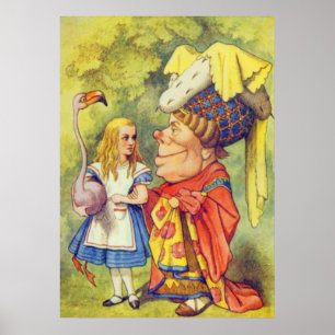 Affiche Alice et la duchesse Couleur complète