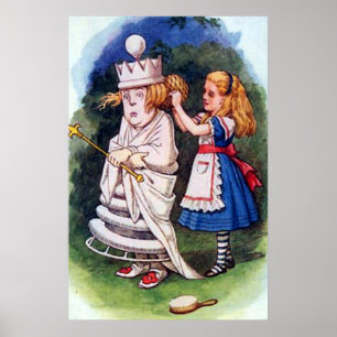 Affiche Alice et l'affiche de la Reine Blanche