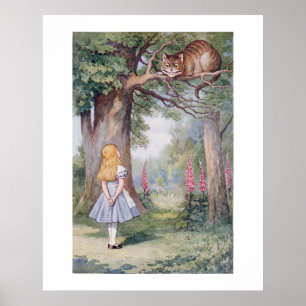 Affiche Alice et le Chat du Cheshire,